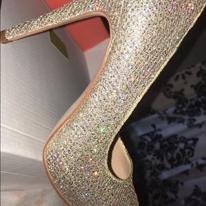 sparkly heels